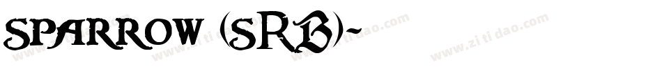 sparrow (sRB)字体转换